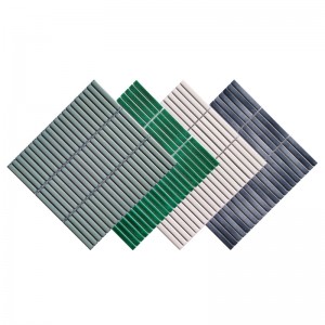 现货19*92长条马赛克瓷砖 家装背景卫生间瓷砖厨房欧式马赛克瓷砖